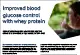White paper - Improved blood glucose control with whey protein